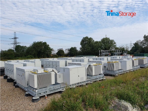 Trina Storage Switches on 50 MW/56.2 MWh Battery Storage System in the UK