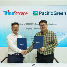 Trina Storage and Pacific Green Sign Letter of Intent for 1,500 MWh Energy Storage System