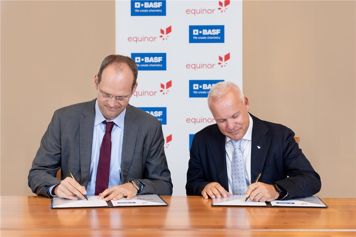BASF and Equinor Confirm Strategic Partnership and Sign Ten-Year Natural Gas Supply Agreement  BASF Corporation &copy;
