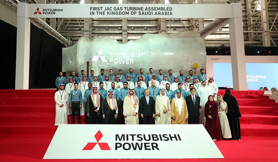 Mitsubishi Power Marks 60 Years in Saudi Arabia with Unveiling of First Locally Assembled JAC Gas Turbine at Dammam Assembly Facility  Mitsubishi Power, Ltd. &copy;