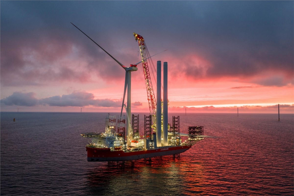 First Turbines With Polish-made Nacelles Installed at the ORLEN Group's Offshore Wind Farm  Orlen &copy;