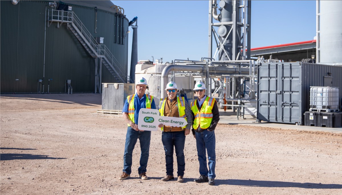 Clean Energy Begins Injecting Rng Into the Pipeline at One of the Country's Largest RNG Projects, South Fork Dairy  Clean Energy Fuels &copy;