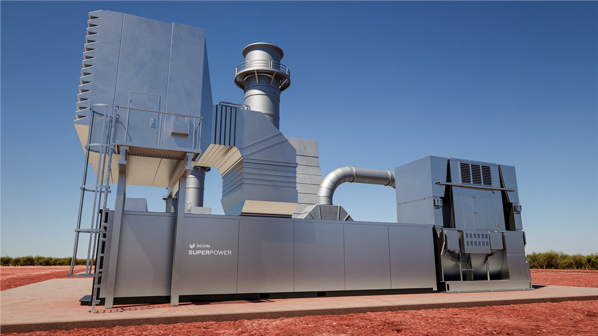 Boom Supersonic to Power AI Data Centers with Superpower Natural Gas Turbines; Adds $300 M in New Funding  Boom Supersonic &copy;