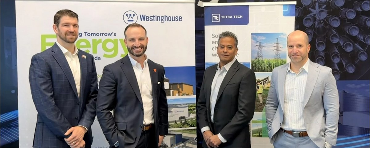 Westinghouse and Tetra Tech Canada Sign Agreement for Nuclear New-Build Projects  Westinghouse &copy;