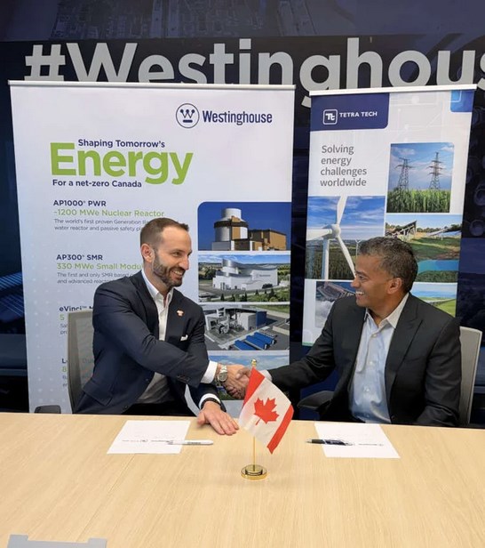 Westinghouse and Tetra Tech Canada Sign Agreement for Nuclear New-Build Projects  Westinghouse &copy;
