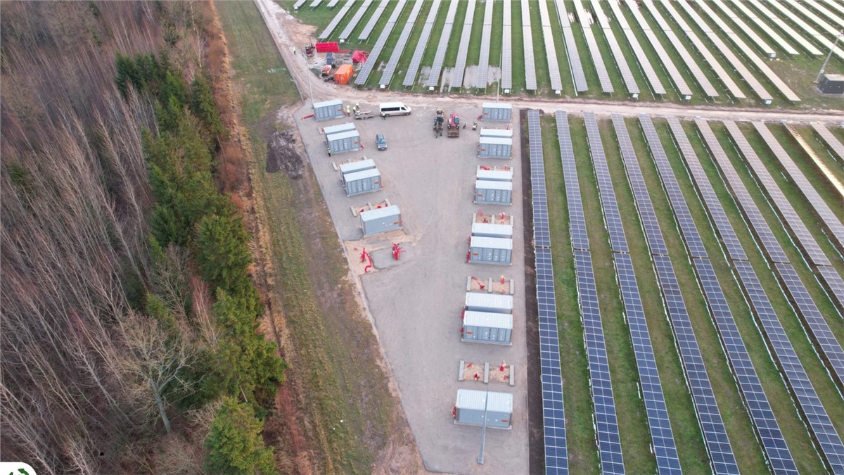 European Energy Finishes Construction on Battery Park in Lithuania  European Energy &copy;