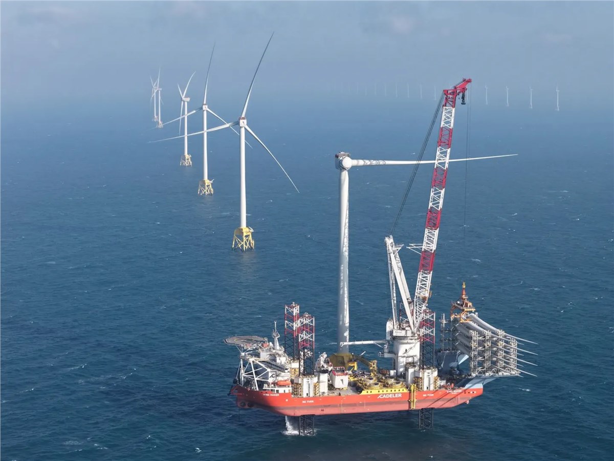All Wind Turbines Installed at Orsted's 920 MW Greater Changhua 2b and 4 Offshore Wind Farms in Taiwan  Orsted &copy;
